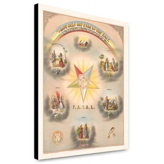 Canvas Print: I Have Seen His Star In The East, And Have Come To Worship Him