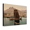 thumbnail image 1 of Canvas Print: In Nordlandsbaad (I.E., Nordlandsbat), Nordland, Norway, circa 1890, 1 of 3