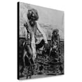 thumbnail image 1 of Canvas Print: India--Fakir With Monkeys, circa 1890, 1 of 3