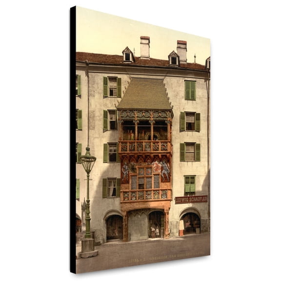 Canvas Print: Innsbruck, The Golden Porch, Tyrol, Austro-Hungary, circa 1890