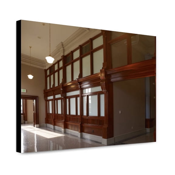 Canvas Print: Interior Lobby, Federal Building And U.S. Courthouse, Port Huron