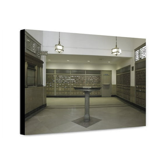 Canvas Print: Interior Lobby, John O. Pastore Federal Building, Providence, Rhode
