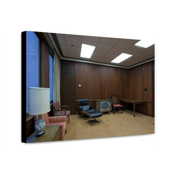Canvas Print: Interior View Of The Lbj Suite Of Offices, J.J. Pickle Federal