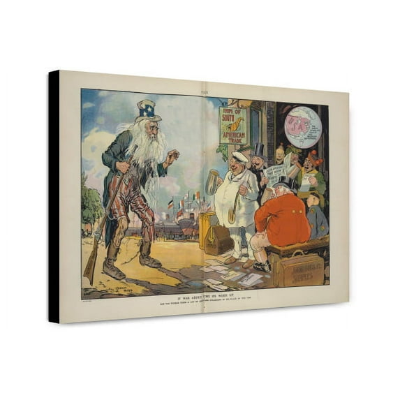 Canvas Print: It Was About Time He Woke Up, 1911