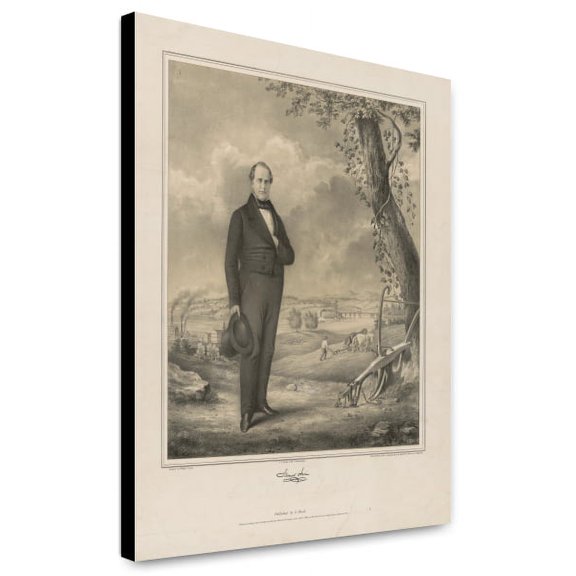 Canvas Print: James Irvin, 1847