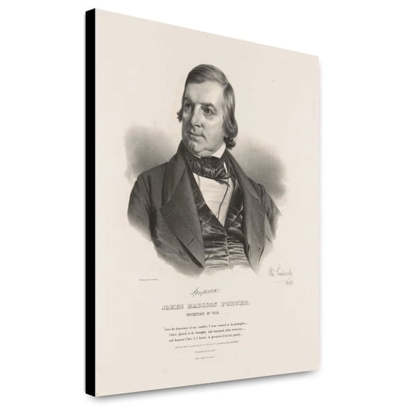 Canvas Print: James Madison Porter, Secretary Of War, 1843
