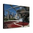 thumbnail image 1 of Canvas Print: Jay Pritzker Pavillion By Frank Gehry In Grant Park, With Michigan, 1 of 3