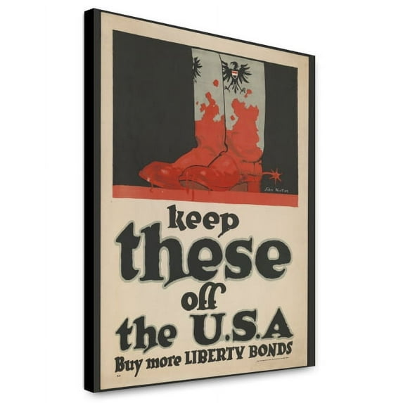 Canvas Print: Keep These Off The U.S.A. - Buy More Liberty Bonds, circa 1918