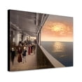 thumbnail image 1 of Canvas Print: Konig Albert, Promenade Deck, North German Lloyd, Royal Mail, 1 of 3