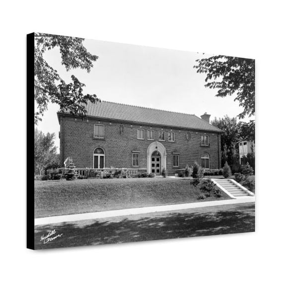 Canvas Print: Large, Brick Residence At 4050 Mt. View Blvd., Denver, Colorado