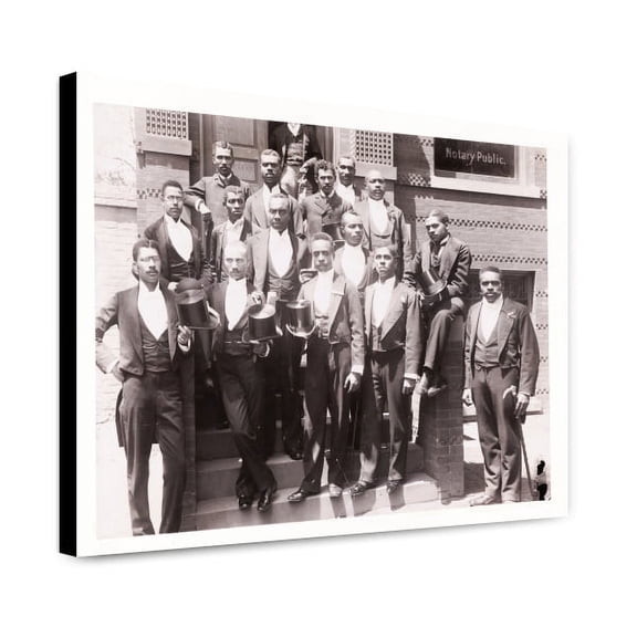 Canvas Print: Law Graduating Class At Howard University, Washington, D.C., 1900