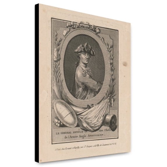 Canvas Print: Le General Arnold Un Des Chefs De L'armee Anglo-Americaine., circa