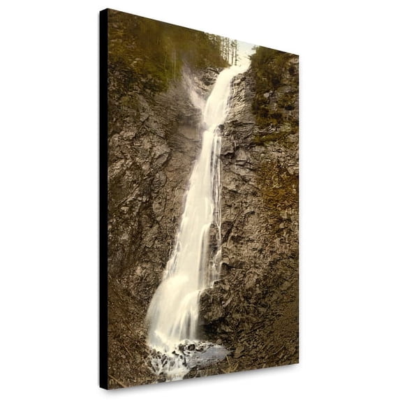 Canvas Print: Leiterfall (I.E., Leiter-Tal), Carinthia, Austro-Hungary, circa 1890