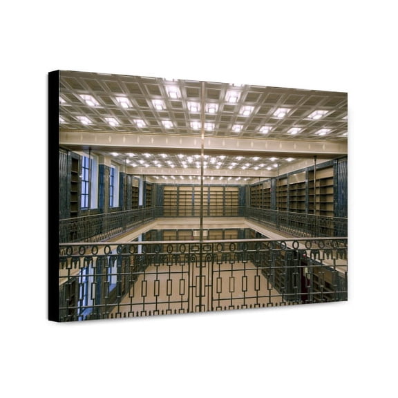 Canvas Print: Library, John W. Mccormack U.S. Post Office And Courthouse, Boston
