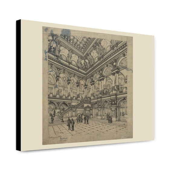 Canvas Print: Library Of Congress (Congressional Library Building), Washington