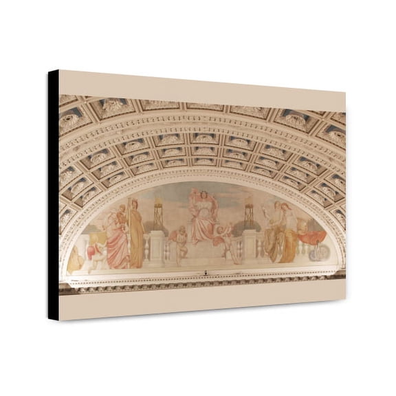 Canvas Print: Library of Congress, Panel Of The Arts By Kenyon Cox.