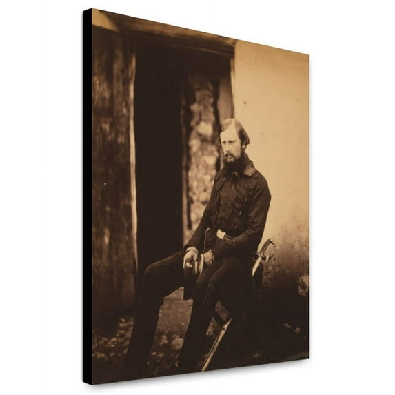 Canvas Print: Lieutenant Colonel Prince Edward Of Saxe Weimar, 1855