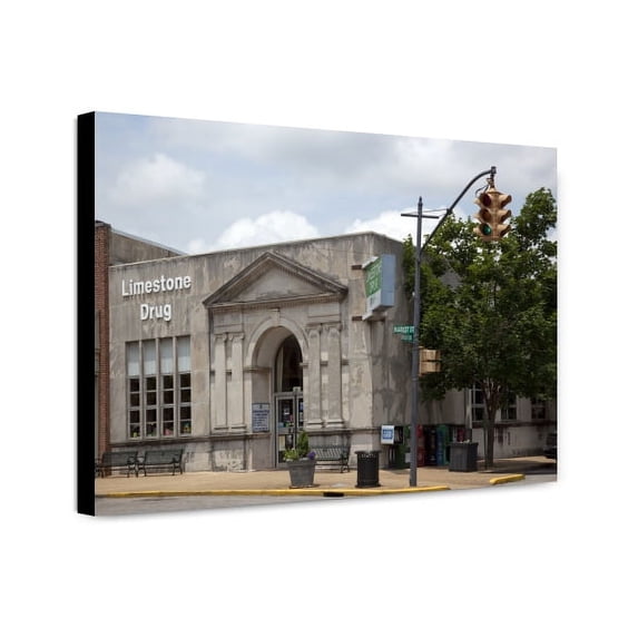 Canvas Print: Limestone Drug Building, Athens, Alabama, 2010