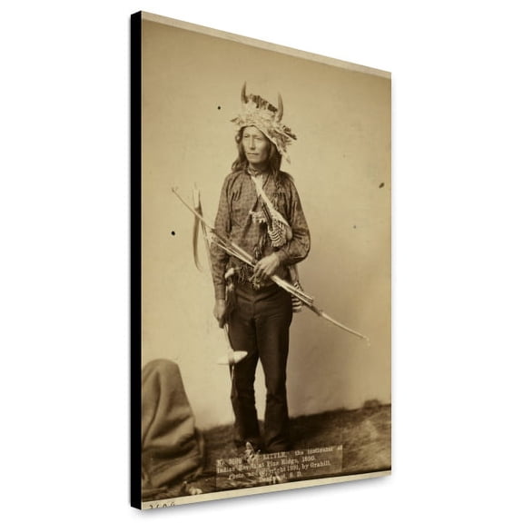 Canvas Print: Little, Instigator Of Indian Revolt At Pine Ridge, 1890