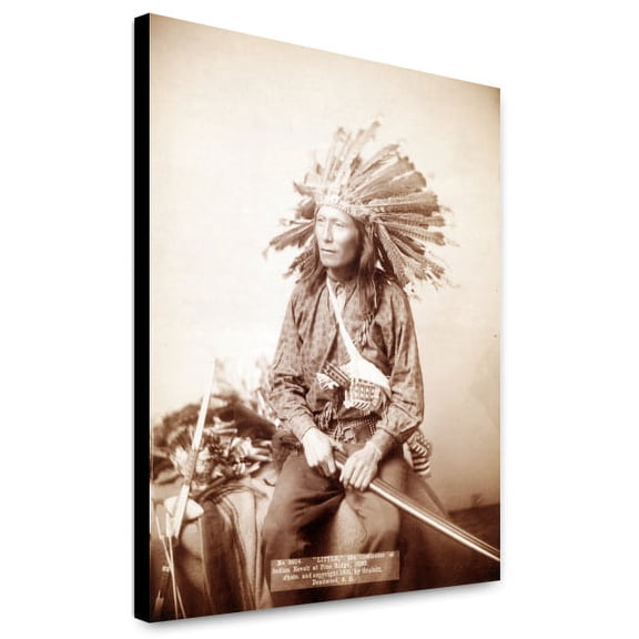 Canvas Print: Little, Instigator Of Indian Revolt At Pine Ridge, 1890