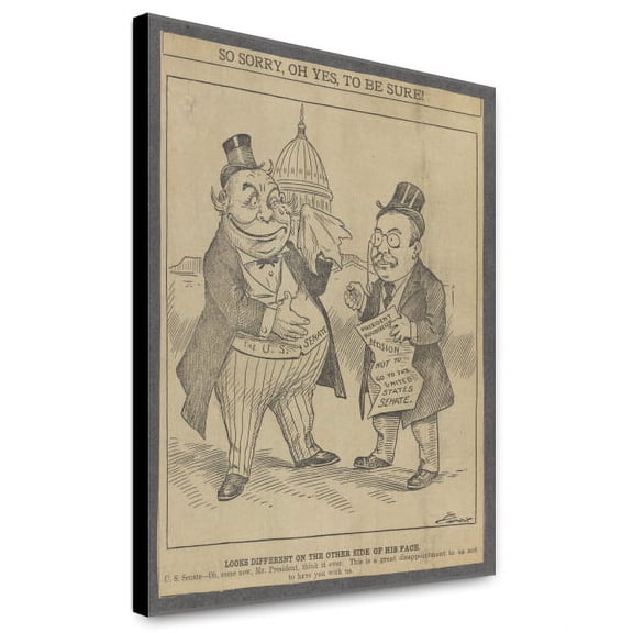 Canvas Print: Looks Different On The Other Side Of His Face U.S. Senate - Oh