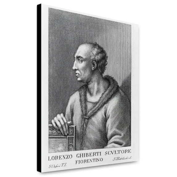 Canvas Print: Lorenzo Ghiberti Scvltore Fiorentino, circa 1600