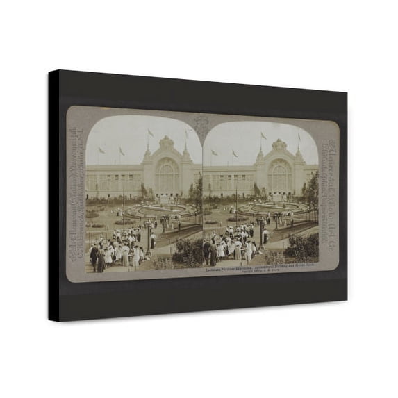 Canvas Print: Louisiana Purchase Exposition. Agricultural Building And Floral