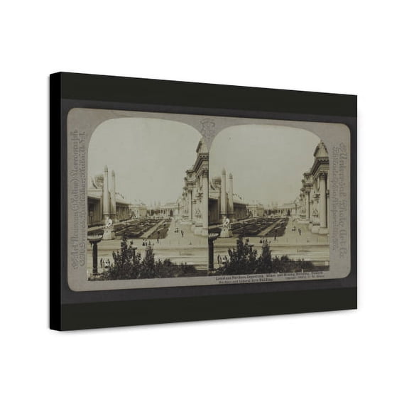 Canvas Print: Louisiana Purchase Exposition. Mines And Mining Building, Sunken
