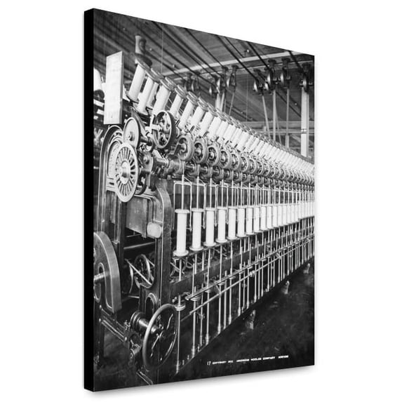 Canvas Print: Machine In The American Woolen Co., Boston, 1912