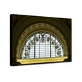thumbnail image 1 of Canvas Print: Main Reading Room. Semi-Circular Stained Glass Window In Alcove, 1 of 3