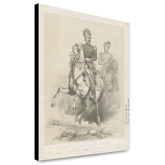 Canvas Print: Major Genl. George B. Mcclellan, Commander Of The U.S. Army, 1861