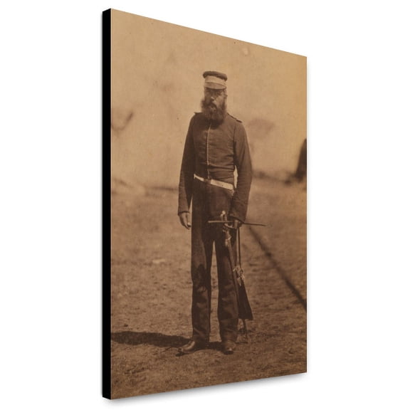 Canvas Print: Major Pipon, Royal Artillery, 1855