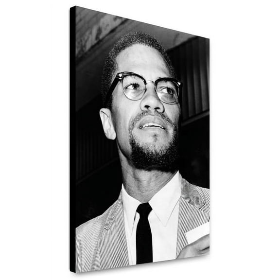 Canvas Print: Malcolm X At Queens Court, 1964