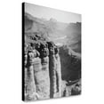 thumbnail image 1 of Canvas Print: Man And Donkey Out On Tanner Ledge, Grand Canyon, Arizona, 1913, 1 of 3