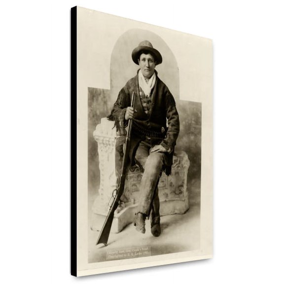 Canvas Print: Martha Canary, 1852-1903, (Calamity Jane), Full-Length Portrait