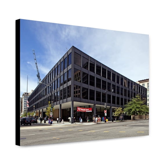 Canvas Print: Martin Luther King Jr. Memorial Library, 901 G St., NW, Washington