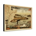 thumbnail image 1 of Canvas Print: Mississippi River Steamboat, 1895, 1 of 3