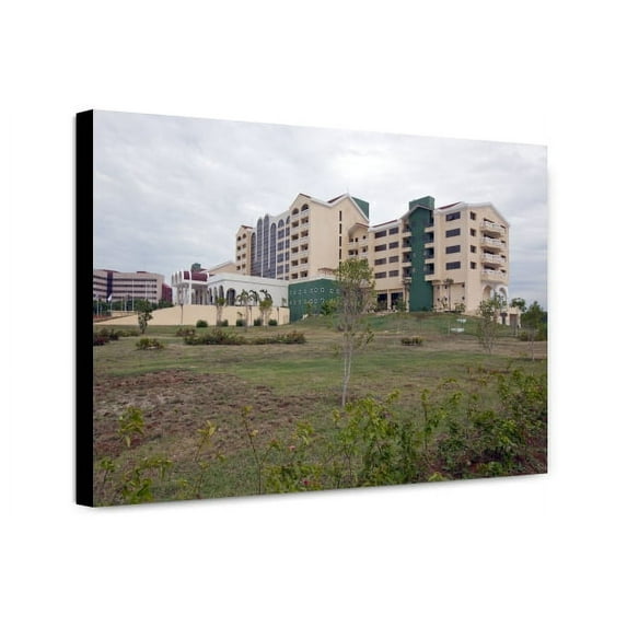 Canvas Print: Modern Hotel In The Miramar Section Of Havana, Cuba, 2010