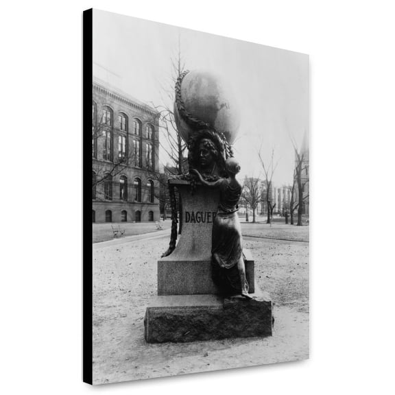 Canvas Print: Monument To Louis Daguerre On Smithsonian Grounds, Washington