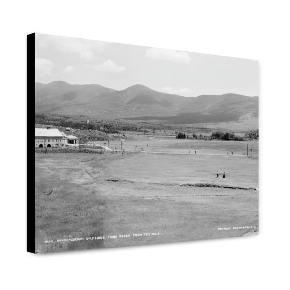 Canvas Print: Mount Pleasant Golf Links, Third Green From Tee No. 3