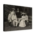 thumbnail image 1 of Canvas Print: Mr. And Mrs. Theodore Roosevelt And Children, 1907, 1 of 3