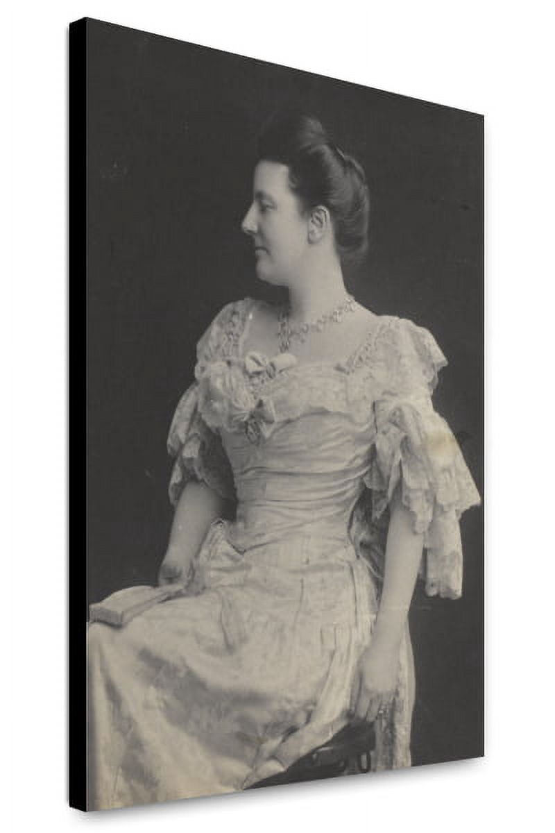 Canvas Print: Mrs. Edith Kermit Carow Roosevelt, Three-Quarter-Length ...