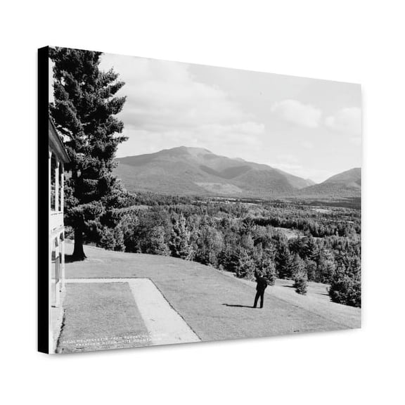 Canvas Print: Mt. Lafayette From Forest Hills Hotel, Franconia Notch, White