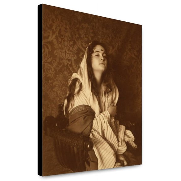 Canvas Print: Nancy Lovis Kraft In Middle Eastern Costume, 1895