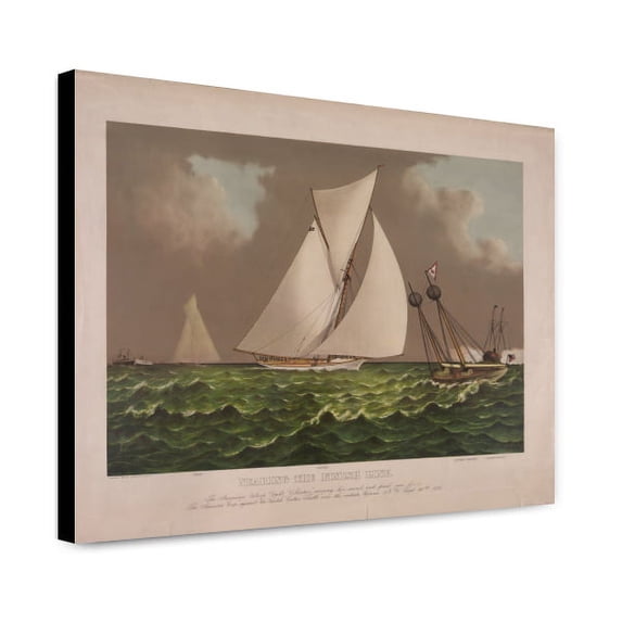 Canvas Print: Nearing The Finish Line, 1888