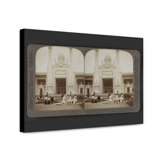 Canvas Print: Noble Entrance To Mines And Metallurgy Bldg., One Of The Most