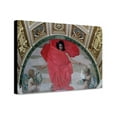 thumbnail image 1 of Canvas Print: Northwest Corridor, First Floor. Mural Depicting The Muse Melpomene, 1 of 3