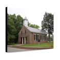 thumbnail image 1 of Canvas Print: Old Brick Church Built In 1839 On Lauderdale Street, Mooresville, 1 of 3