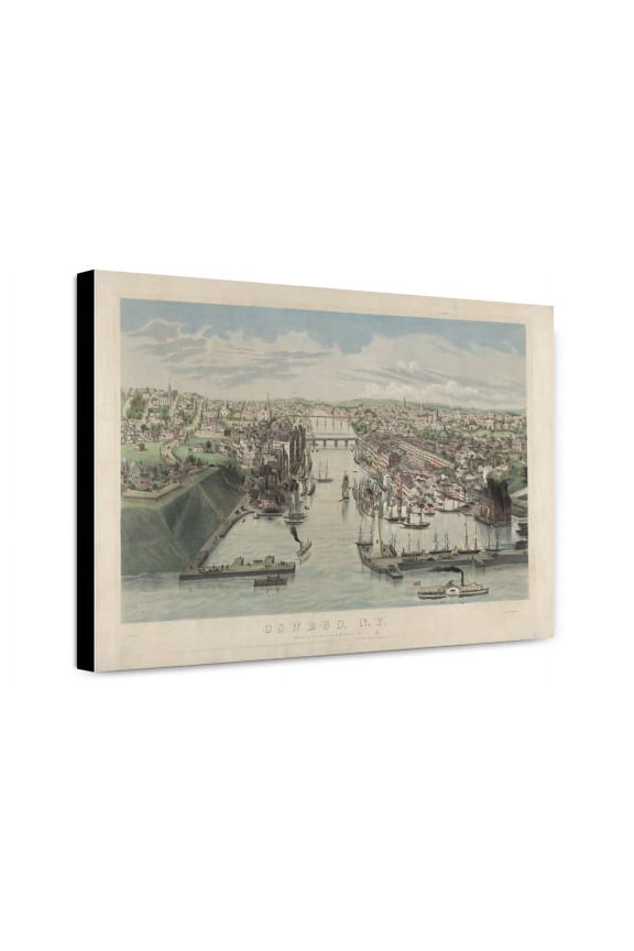 Canvas Print: Oswego, New York, 1855
