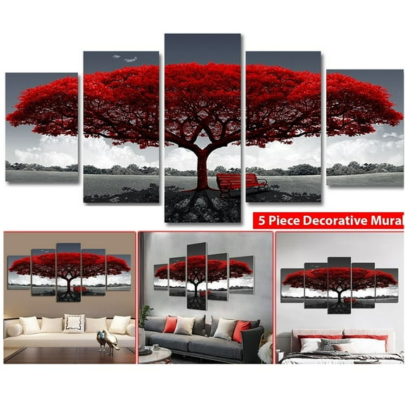 Canvas Print Paintings Landscape Pictures Wall Art Modern Living Room Decoration 5 Pieces